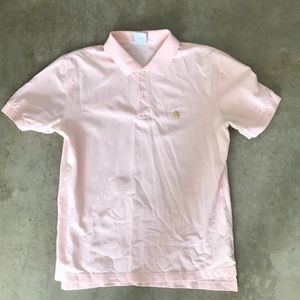 Pink Brooks Brothers Short Sleeve Polo